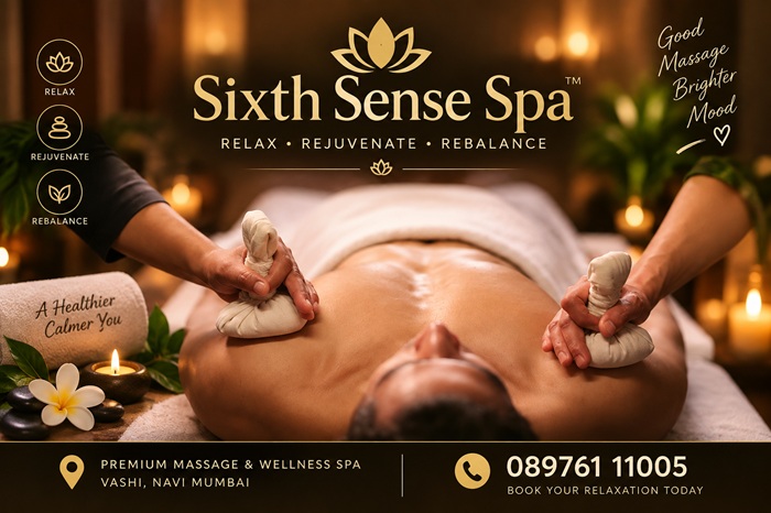 Sixth Sense Spa – A Relaxing Spa Experience in Vashi, Navi Mumbai